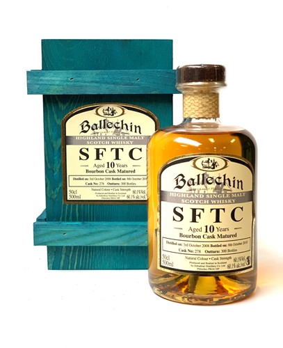 Ballechin SFTC 10Y 2008 Bourbon 60.1%