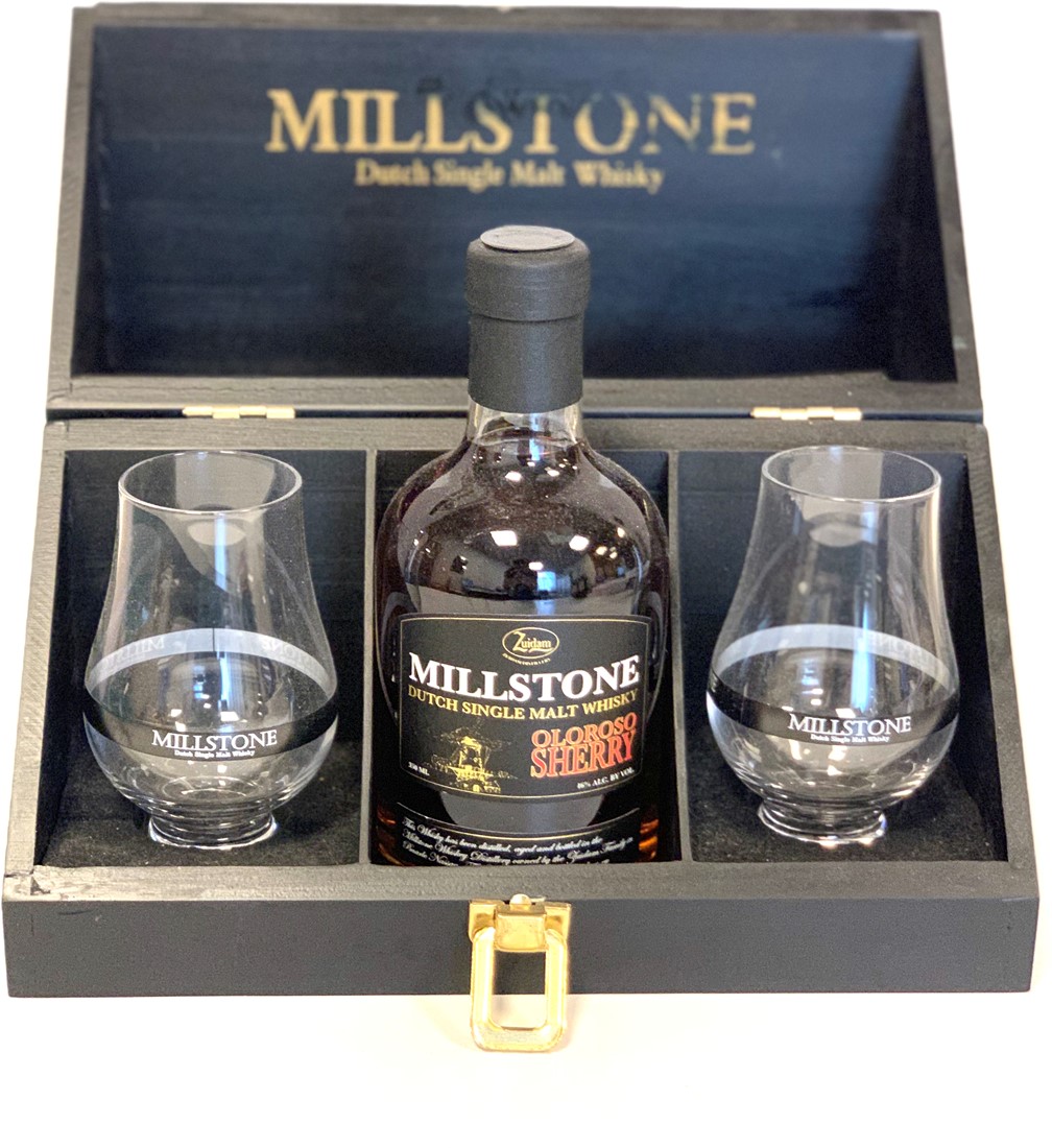 Millstone 35cl 46% + glazen Whisky Huis - Berendsen