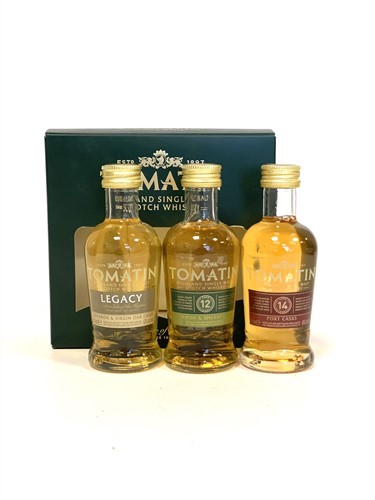 Tomatin 3-Pack Legacy, 12yo & 14yo Port 3x5cl Geschenkverpakking