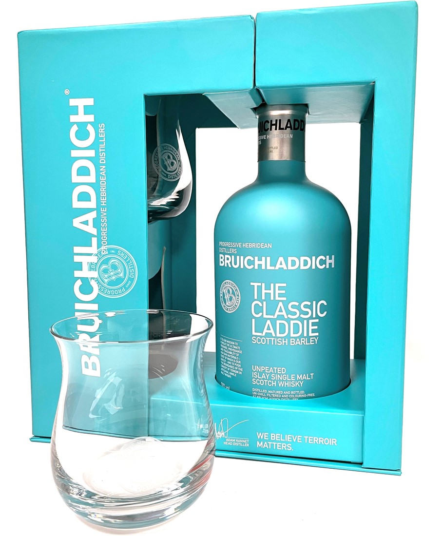 Gearceerd Overvloed pad Bruichladdich Classic Laddie + glazen Het Whisky Huis - Berendsen