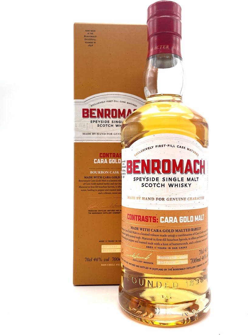 Whisky BENROMACH Cara Gold Malt 46% 70cl