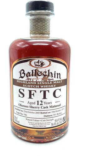 Ballechin SFTC 12Y 2009 58.4%