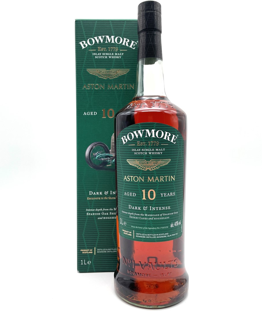 ✨【☆BOWMORE】アストンマーティン10年…1000ml Bowmore 10yo Dark & Intense Aston Martin Edition #7 1Ltr 40% Het