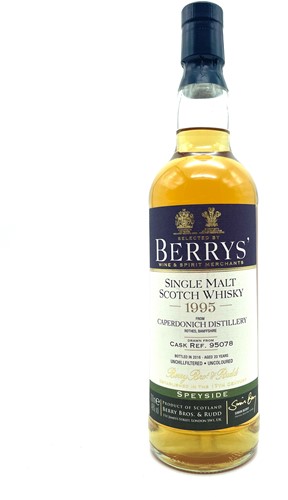 Caperdonich 20yo 1995 Cask 95078 Berry Bro's & Rudd 70cl 46%