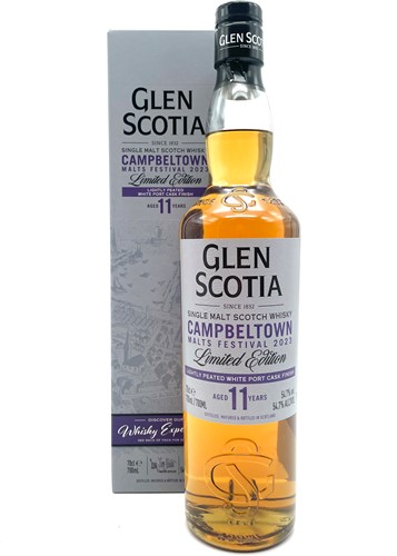 Glen Scotia 11yo Festival Edition Lightly Peated White Port Cask Finish 70cl 55%