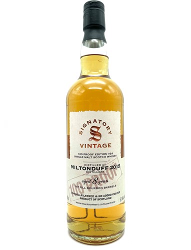 Miltonduff 8yo 2015 Signatory 100 Proof Edition #24 70cl 57,1%