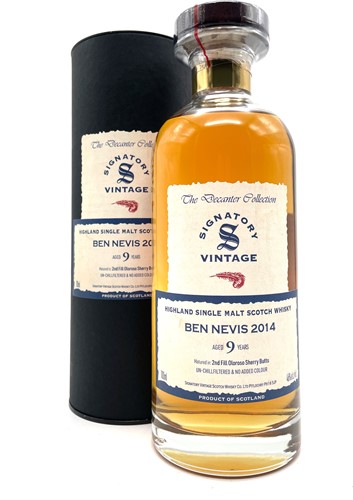 Ben Nevis 9yo 2014 Signatory Vintage The Decanter Collection Ibisco 70cl 46%