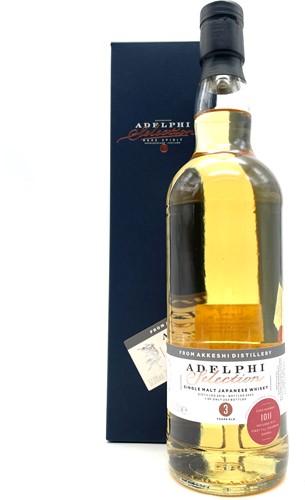 The Akkeshi 3yo 2018 Adelphi Selection Cask 1011 30th Anniversary 70cl 57,8%