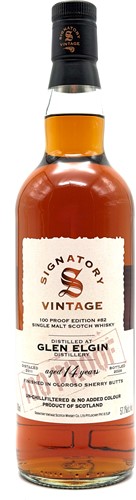 Glen Elgin 14yo 2011 Signatory Vintage 100 Proof Edition #82 70cl 57,1%