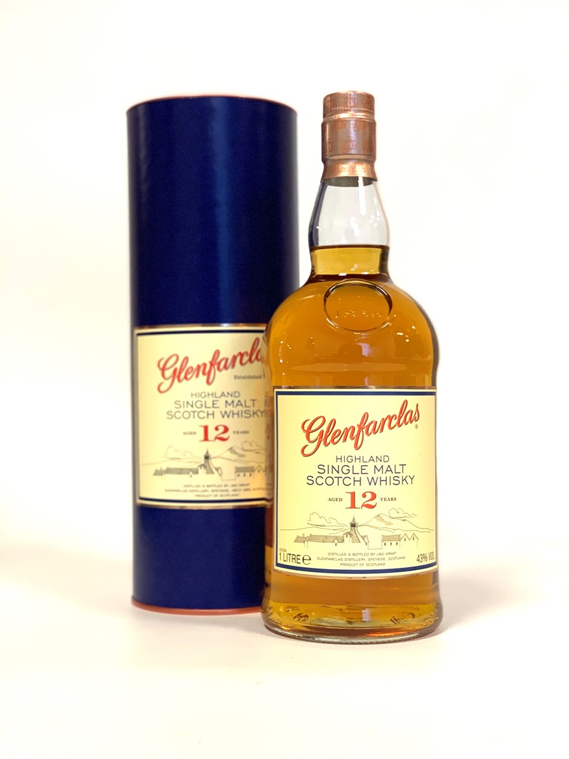 Liter - Berendsen Whisky 43% Huis Glenfarclas Het 12Y