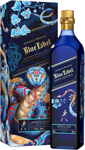 Johnnie Walker Blue Label Lunar New Year 2025 x James Jean Year of the Snake Limited Edition 70cl 40%