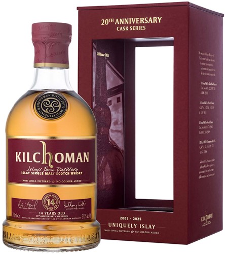 Kilchoman 14yo 2010 Ex-Bourbon 20th Anniversary Cask Series 70cl 51,2%
