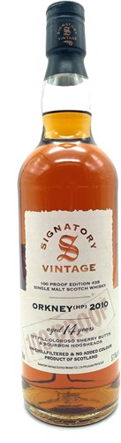 Orkney 14yo 2010 Signatory Vintage 100 Proof Edition #38 70cl 57,1%