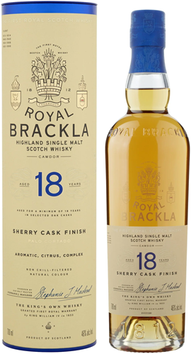Royal Brackla 18yo Palo Cortado Sherry Cask Finish 46%