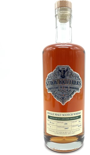 A Speyside Distillery 16yo 2007 Stirk Brothers 70cl 50%