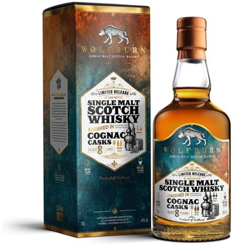 Wolfburn 8yo Cognac Cask Finish 70cl 46%